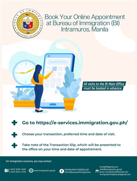PH Immigration launches online appointment system for.